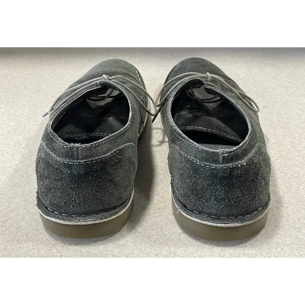 STUDIO INK Dark Gray Suede Leather Oxford Dress Shoes Men’s 11.5 -Office Formal